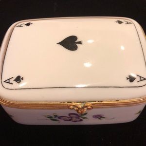 Tiffany & Co. Le Tallec/Limoges Large Card Box    $400. DURING HOME SHOW ONLY